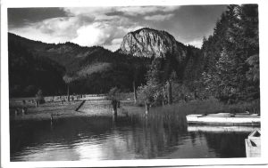Gyilkos-tó a Czohárdról, carte poștală, Lacul Roșu