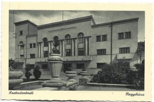 Szatmárnémeti, Megyeháza, carte poștală, Satu Mare