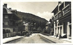 Szováta-fürdő, Utcarészlet, carte poștală, Sovata