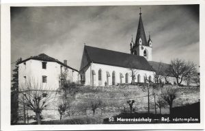 Marosvásárhely - Ref vártemplom, carte poștală, Târgu Mureș