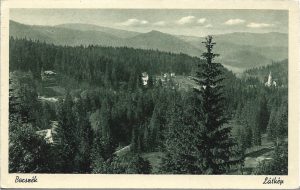 Borszék, Látkép, carte poștală, Borsec