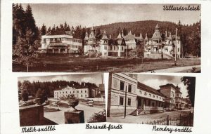 Borszék-fürdő, carte poștală, Borsec