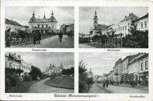 Üdvözlet Máramarosszigetről, carte poștală, Sighetu Marmației