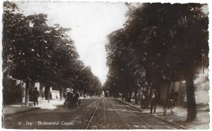 Iași, Bulevardul Copou, carte poștală