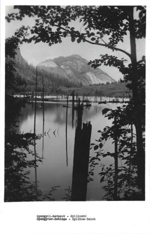 Gyergyói-havasok, Gyilkostó/Gyergyóer-Gebirge, Gyilkos-Teich, carte poștală, Lacul Roșu