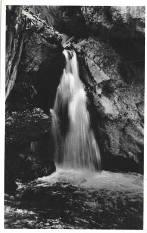 Vizesés a Békás-szorosban, carte poștală, Cheile Bicazului