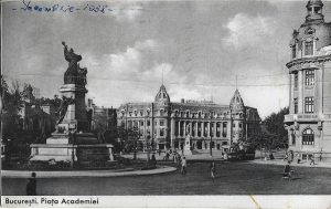 București, Piața Academiei, carte poștală