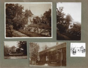Casă din Râmnicu Sărat, fin de siècle, lot de 8 fotografii