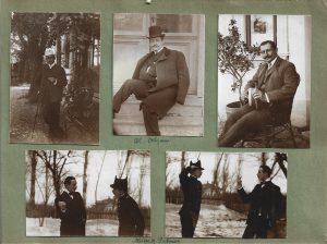 Personaje din societatea înaltă a orașului Râmnicu Sărat, fin de siècle, lot de 29 fotografii