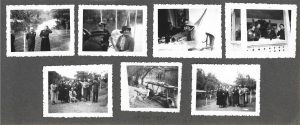 Octavian Goga și Veturia Goga împreună cu anturajul lor intim, 1935, lot de 6 fotografii