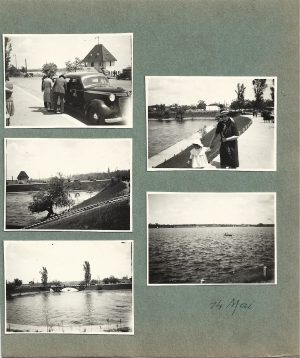 Restaurant La Bordei din Herăstrău, București, 1938, lot de 5 fotografii