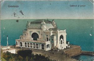 Constanța, Casinoul și parcul, carte poștală