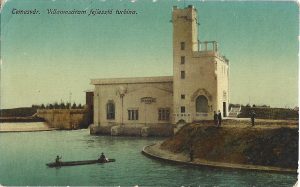 Temesvár, Villamosáram fejlesztő turbina, carte poștală