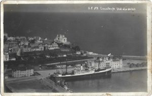 Constanța, Ved din avion, carte poștală