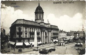 Arad, Biserica rom kath, carte poștală