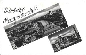 Üdvözlet Nagyváradról, Nagyváradi részletek, carte poștală, Oradea