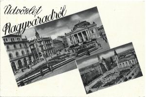 Üdvözlet Nagyváradról, Nagyváradi részletek, carte poștală, Oradea