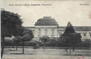 Iskola Nővérek Intézete Temesvár, Józsefváros, Homlokzat, carte poștală, Timișoara