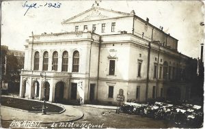 Bucarest, Theatre National, carte poștală