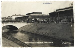 București, Halele Centrale, carte poștală