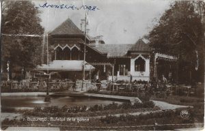 București, Bufetul de la Șosea, carte poștală circulată Pitești