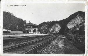 Breaza, Gara, carte poștală