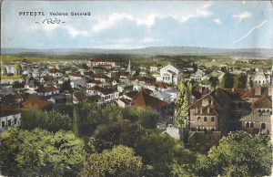 Pitești, Vederea Generală, carte poștală