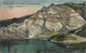 Băile Slănic-Prahova, Muntele de sare, carte poștală