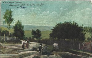 Câmpulung Muscel, Drumul spre Bughea de Jos, carte poștală