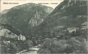 Băile Herculane, Valea Cernei - Csernatal, carte poștală circulată Băile Herculane - Craiova
