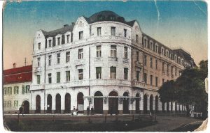 Sibiu, Hotel Boulevard, carte poștală circulată Craiova