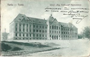 Turda - Torda, Liceul Reg Ferdinand főgimnázium, carte poștală