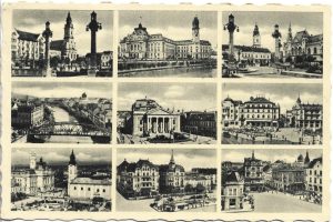 Nagyváradi részletek, carte poștală, Oradea
