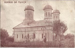 Biserica din Plenița, carte poștală