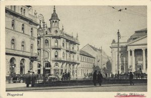 Nagyvárad, Horthy Miklós-tér, 1941, carte poștală, Oradea
