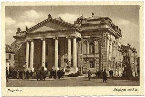 Nagyvárad, Szigligeti szinház, carte poștală, Oradea
