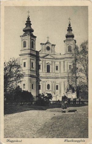 Nagyvárad, Főszékesegyház, carte poștală, Oradea