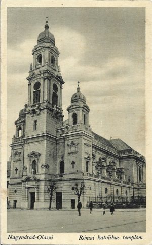 Nagyvárad-Olasszi, Római katolikus templom, carte poștală, Oradea