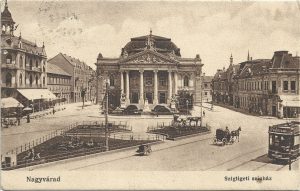 Nagyvárad, Szigligeti szinház, 1916, carte poștală, Oradea