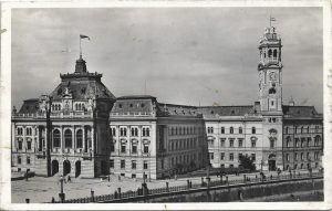 Nagyvárad, Városháza, carte poștală, Oradea