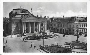Nagyvárad, Bémer tér és Szigligeti Szinház, carte poștală, Oradea