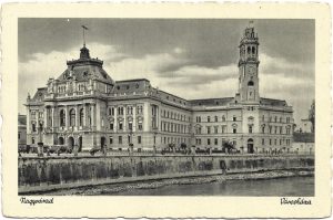 Nagyvárad, Városháza, carte poștală, Oradea