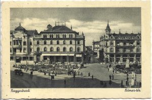 Nagyvárad, Bémer-tér, carte poștală, Oradea
