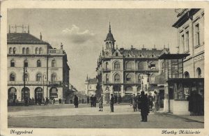 Nagyvárad, Horthy Miklós-tér, carte poștală, Oradea