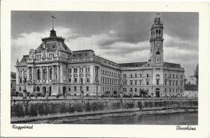 Nagyvárad, Városháza, carte poștală, Oradea