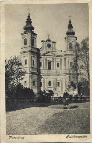 Nagyvárad, Főszékesegyház, carte poștală, Oradea