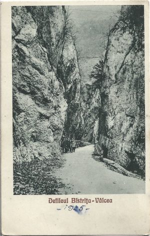 Defileul Bistrița-Vâlcea, carte poștală