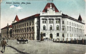 Palatul Justiției, Alba Iulia, carte poștală