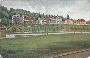 Brașov, Șirul Cetățui/Schlossbergzeile/Fellegvársor, carte poștală