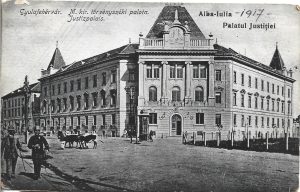 Gyulafehérvár, M kir törvényszéki palota, Justizpalais/Alba Iulia, Palatul Justiției, carte poștală
